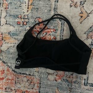 Criss cross sports bra